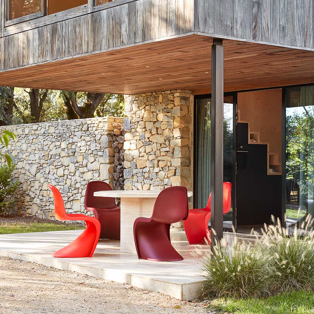 パントン チェア レッド(レッド)：ホーム