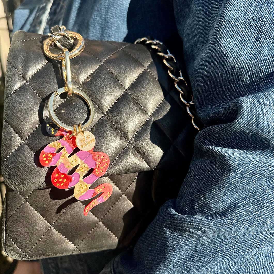 Solar Eclipse バッグチャーム Snake(Snake)：ファッション