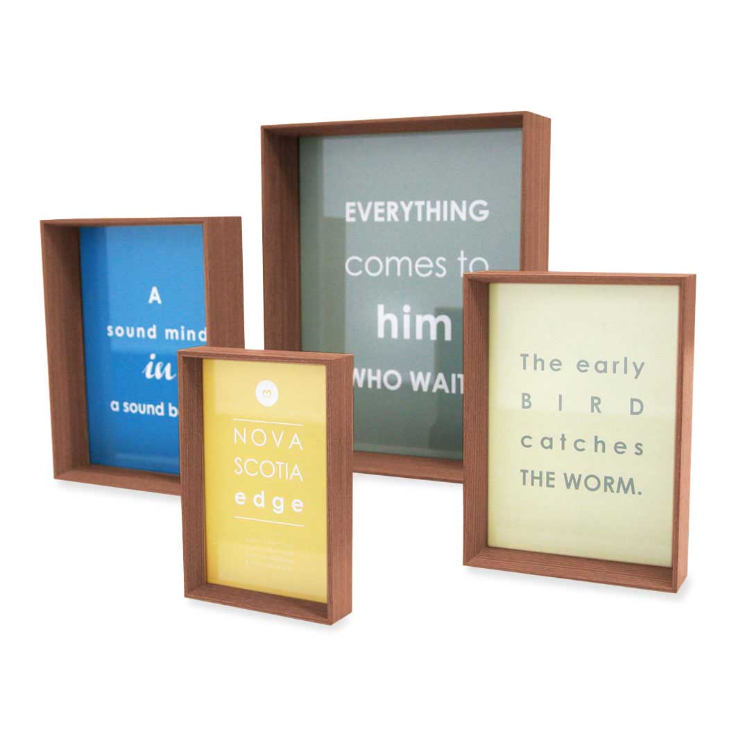 ノヴァスコティア フレームセット TEAK フォトフレーム(TEAK)：オフィス