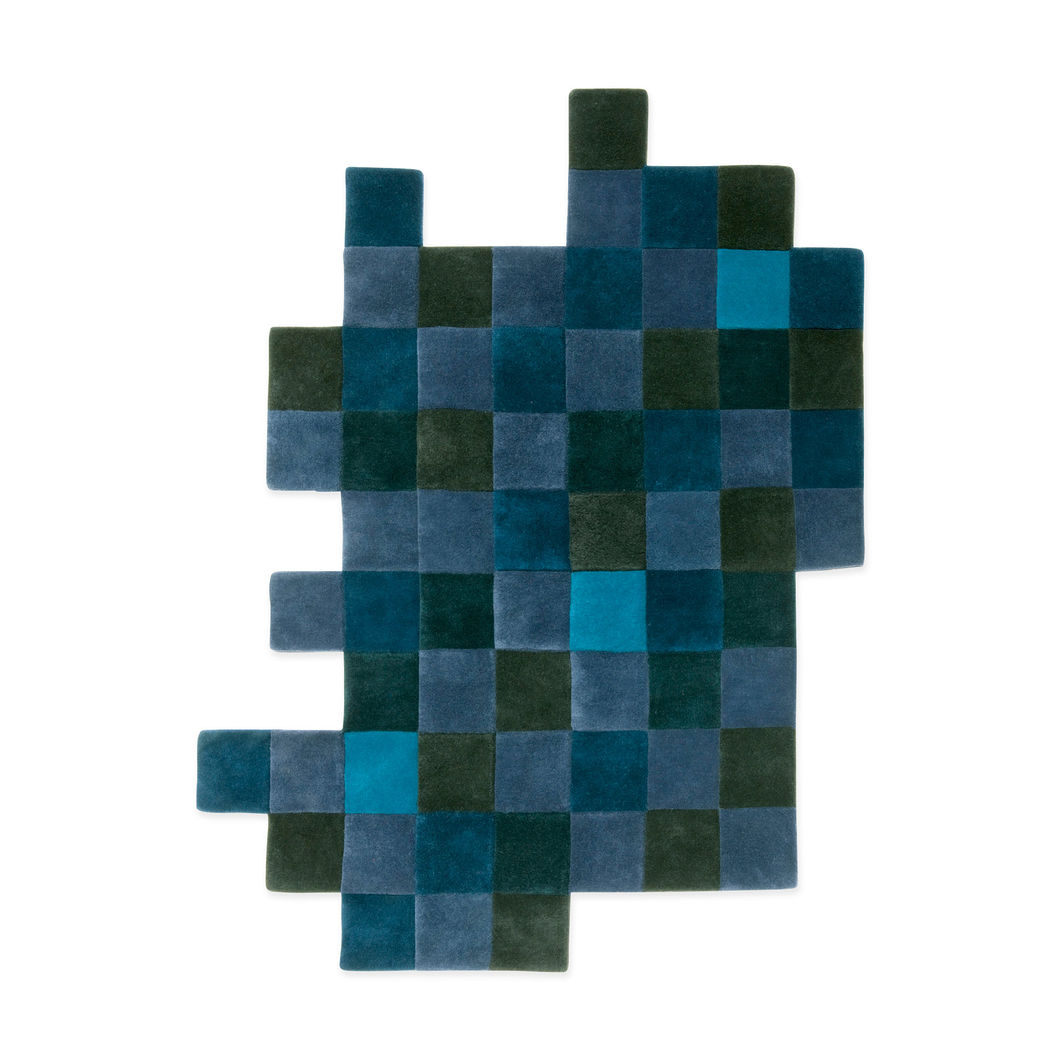 Nanimarquina Do‐Lo‐Rez2 ラグ ブルー 207 x 253 cm(ブルー)：ホーム