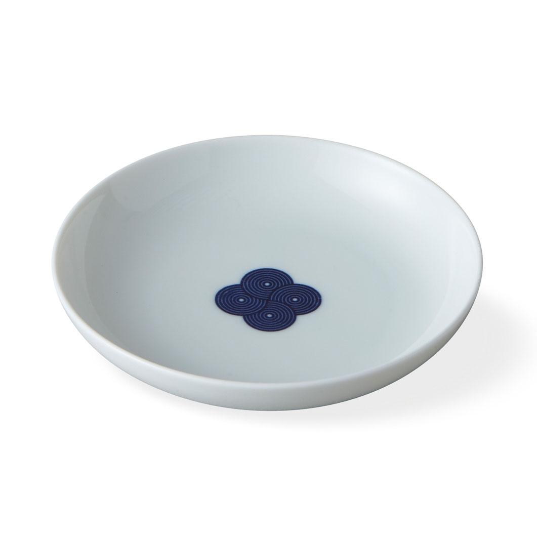 柳 宗理 「和食器」5寸皿 （呉須紋付）(5寸皿)：キッチン & ダイニング