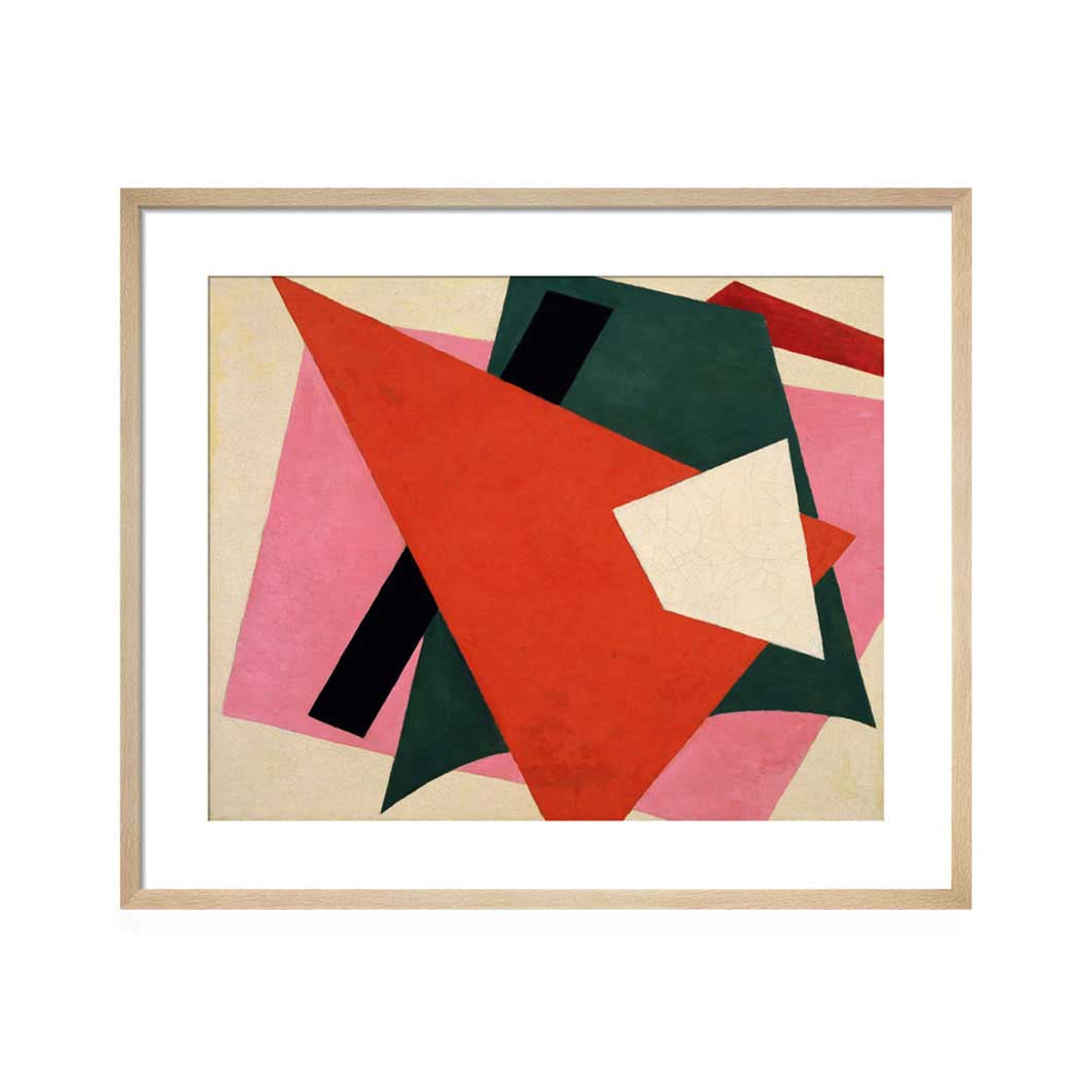 リュボーフィ・ポポーワ Painterly Architectonic， 1917 フレーム付