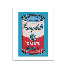 ウォーホル：Campbell's Soup Can （Pink ＆ Red） ポスター(Pink