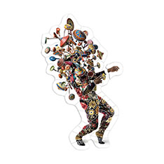 Nick Cave ジャイアント ジグソーパズル 74ピース：キッズ