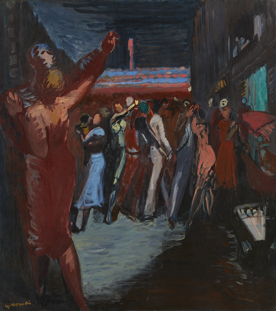 野口彌太郎《巴里祭》1932年 - 東京国立近代美術館