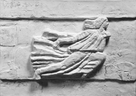 シャンゼリゼ劇場正面装飾のための習作レリーフ「女神」 - 東京国立