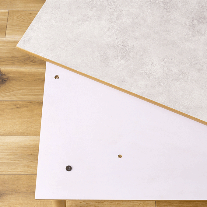 こたつテーブル 大理石調 ストーン柄 105cm幅 カーボンフラット