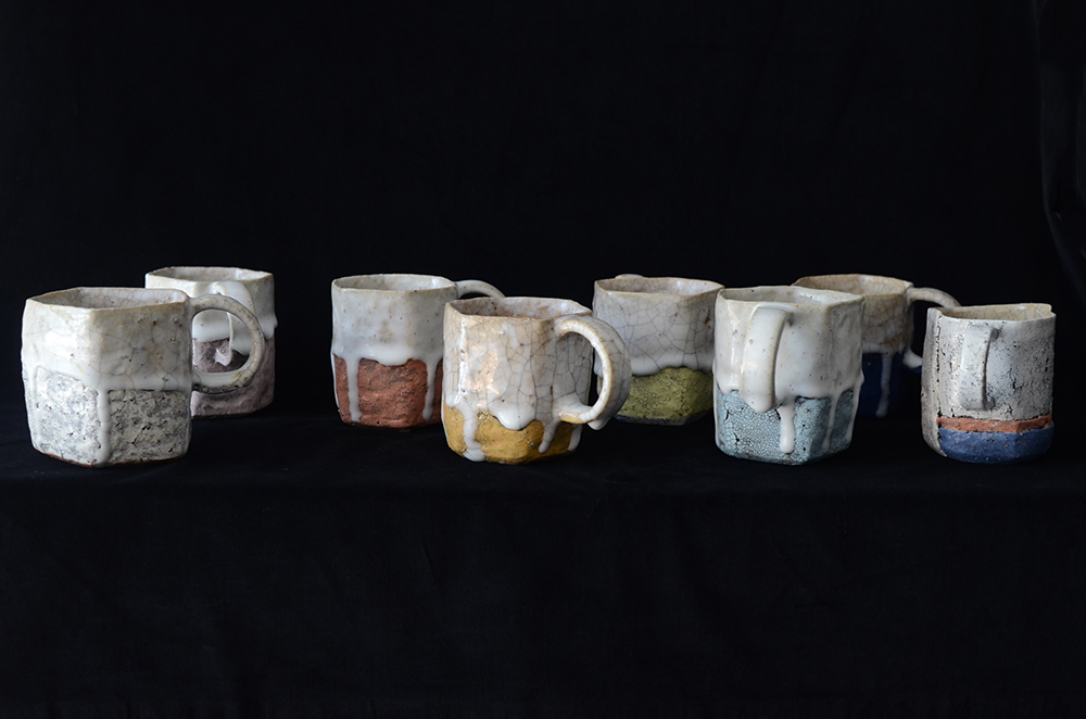 片瀬和宏さんからポップなカラーの器が届いています | 百福