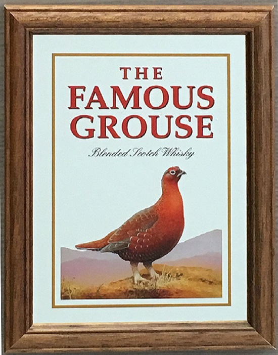 パブミラー(ミニ) 【Famous Grouse (フェイマス グラウス)】