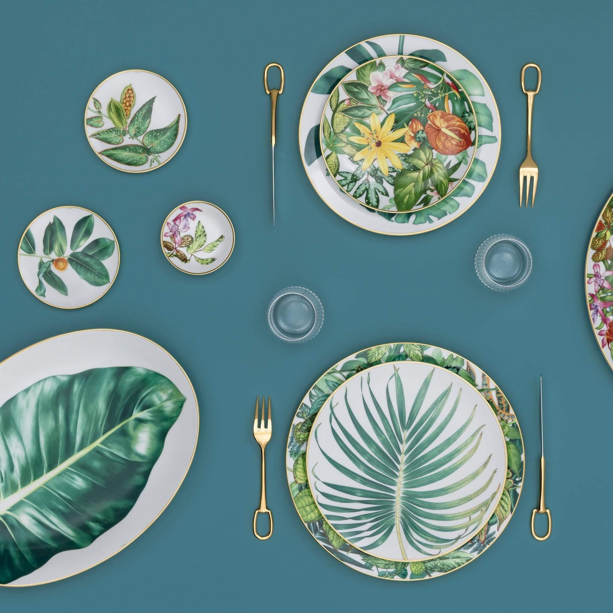 Passifolia Medium Oval Platter by Hermes