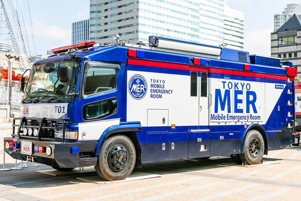 劇場版『TOKYO MER～走る緊急救命室～南海ミッション』特殊車輛を大