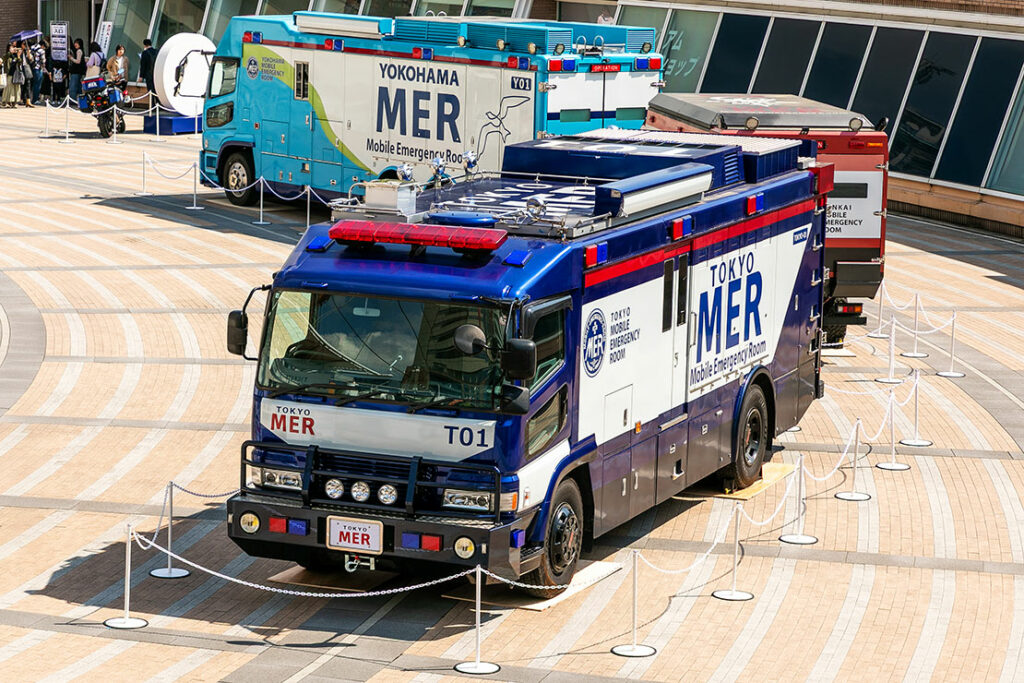 劇場版『TOKYO MER～走る緊急救命室～南海ミッション』特殊車輛を大