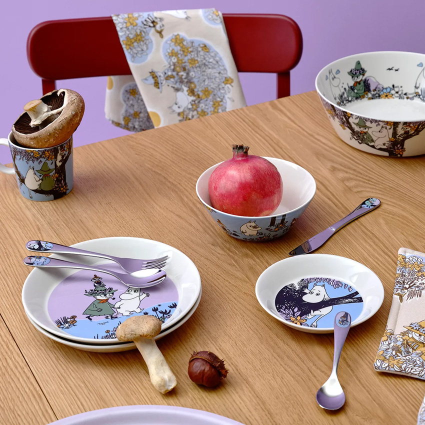 ムーミン クラシック プレート 15cm フレンズフォーエバー 80周年