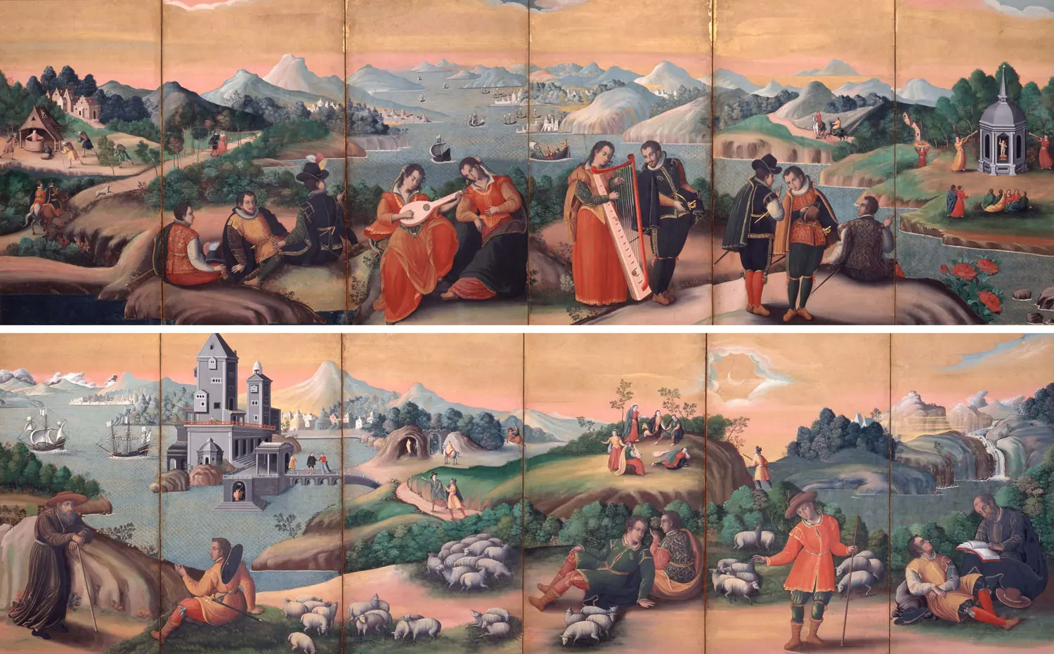 洋人奏楽図屏風 – MOA美術館 | MOA MUSEUM OF ART