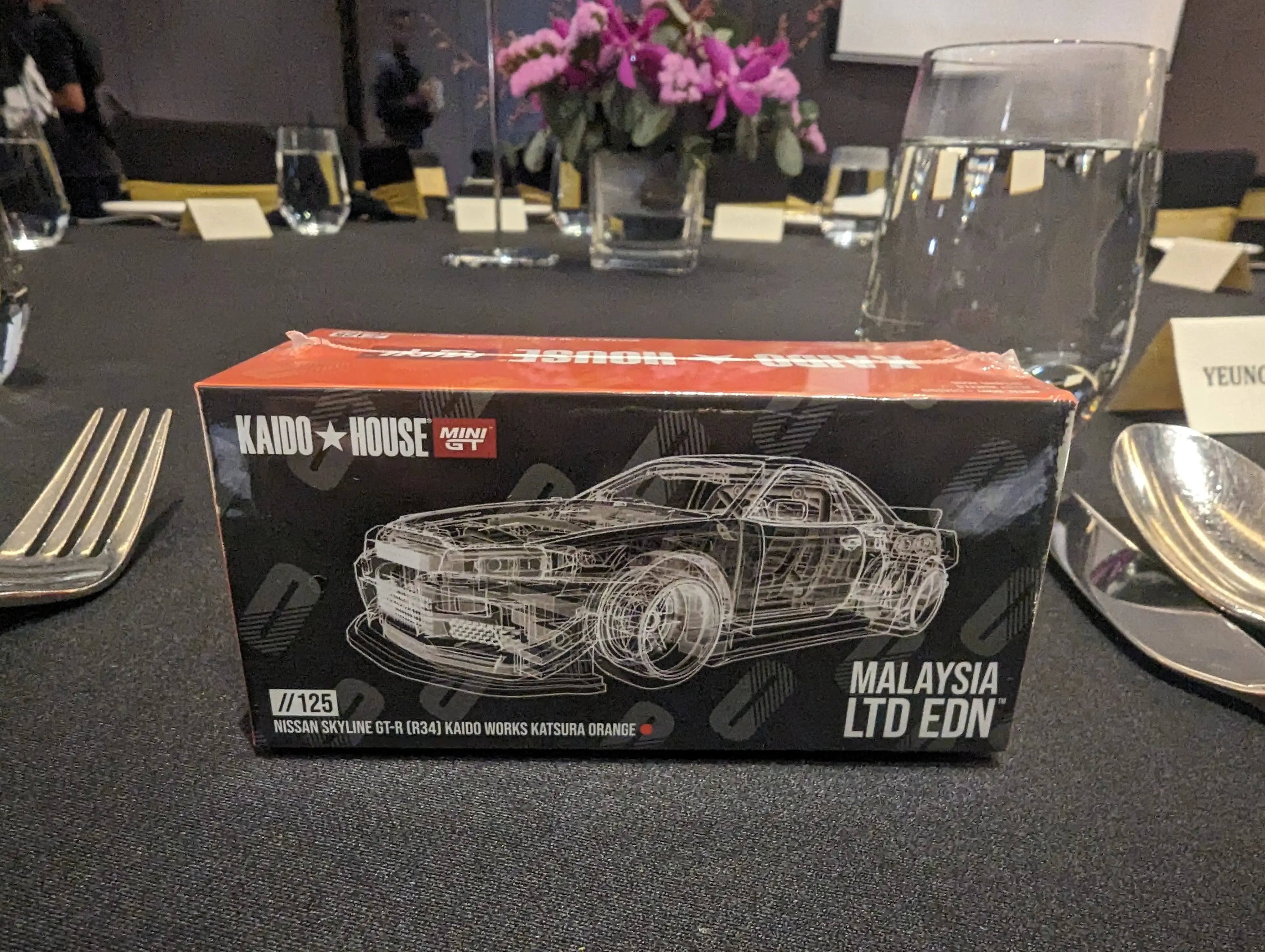 Mini GT x Kaido House MDX 2024 #125 Nissan Skyline GT-R (R34