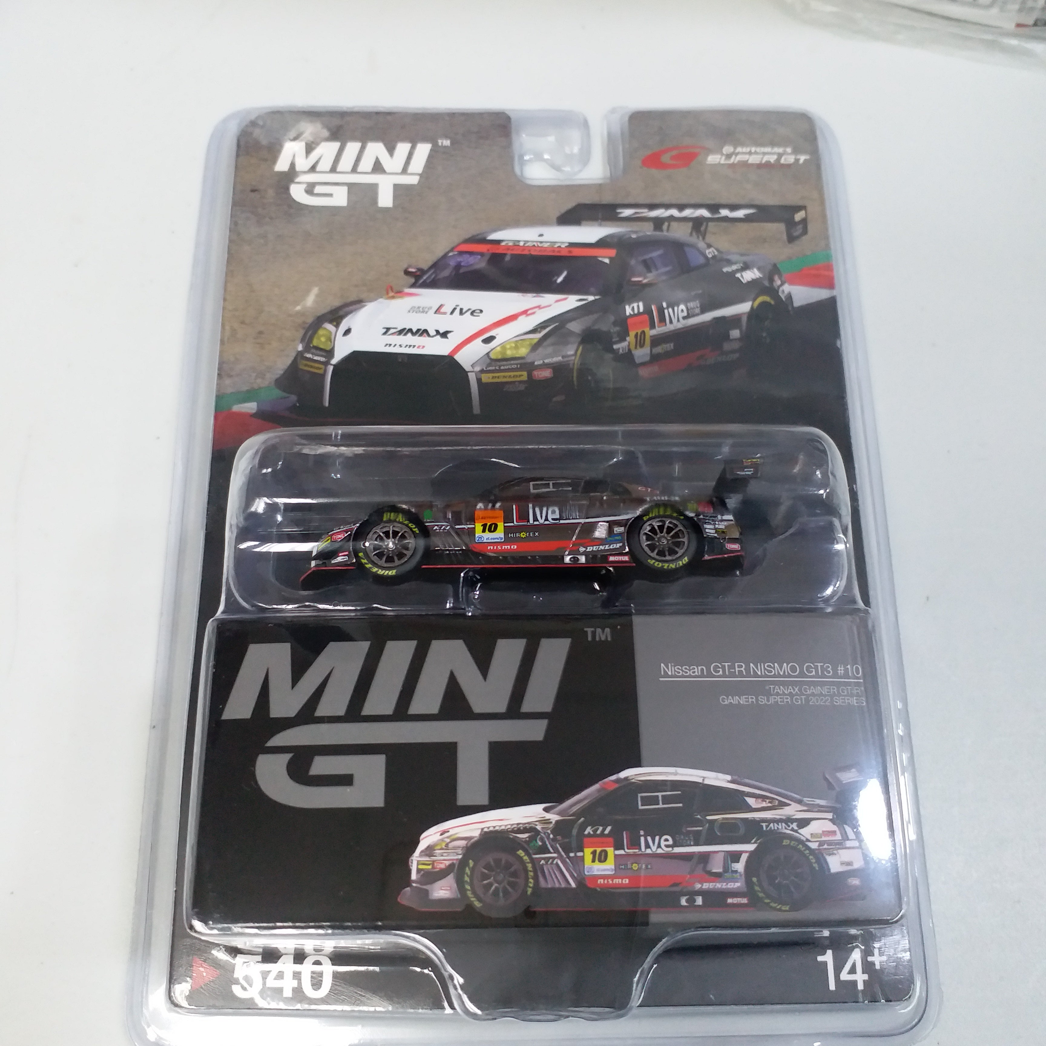 MINI GT #540 Nissan GT-R NISMO GT3 #10 TANAX GAINER 2022 Super GT
