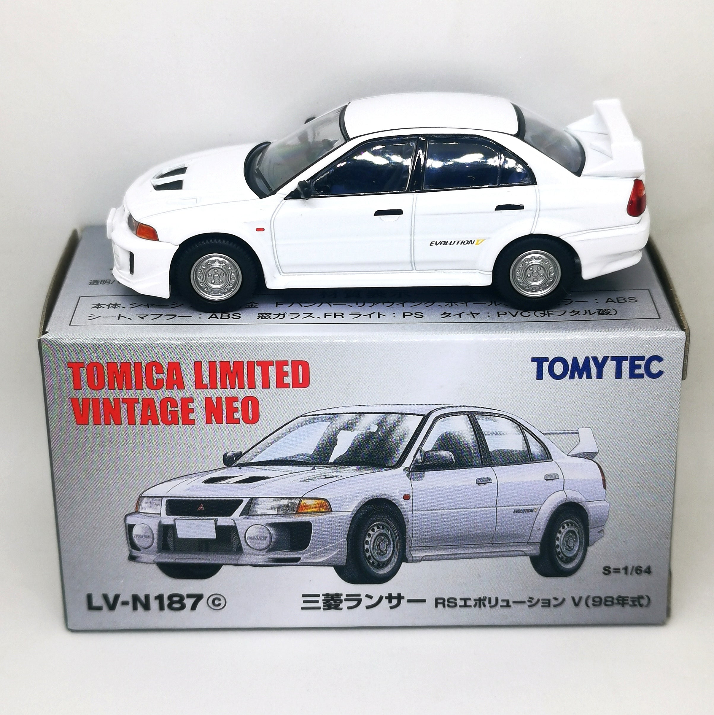 Tomica Limited Vintage Neo LV-N187c Mitsubishi Lancer Evolution V