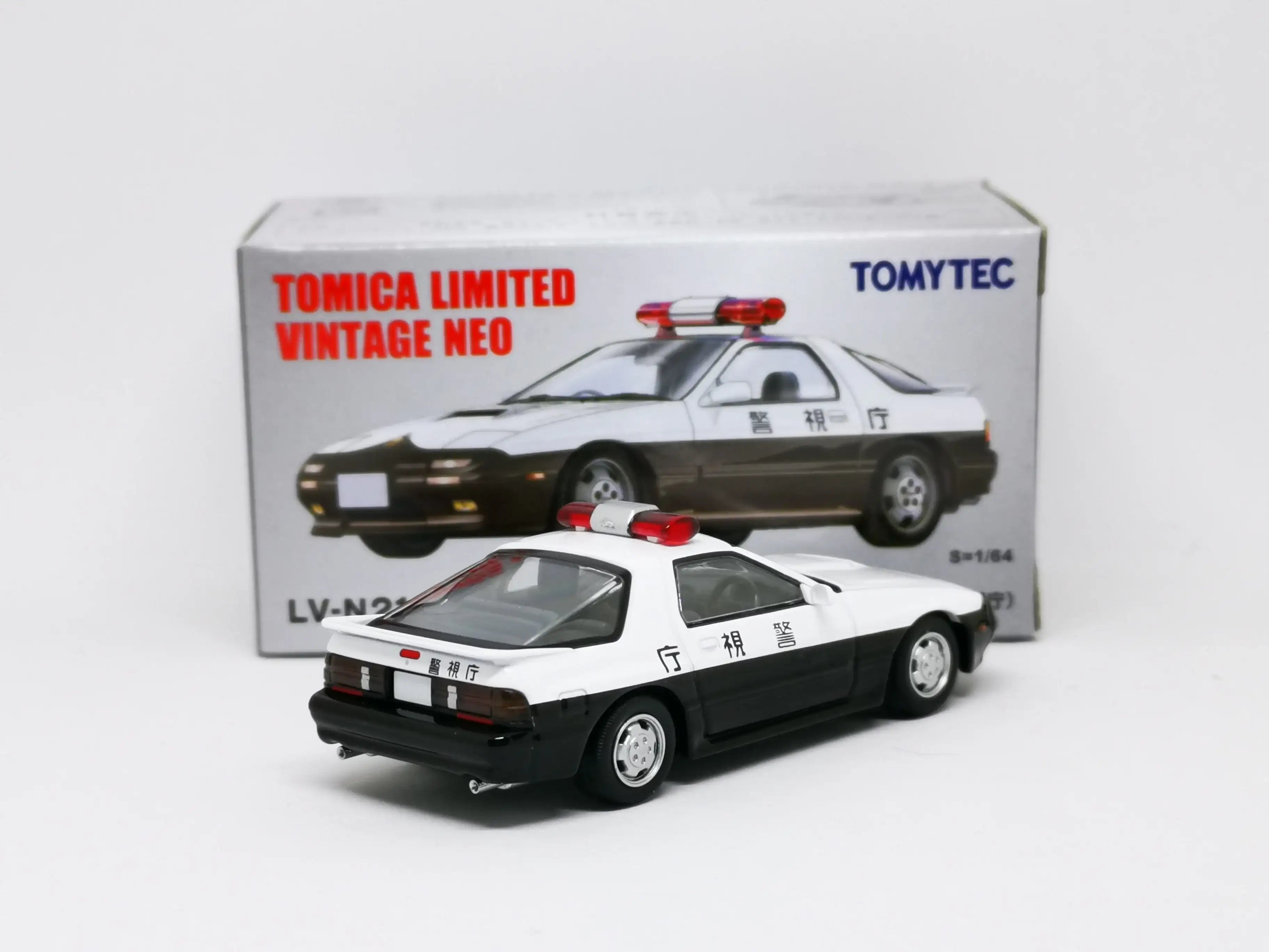 Tomica Limited Vintage Neo LV-N214a Mazda RX7 FC3S Japan Patrol