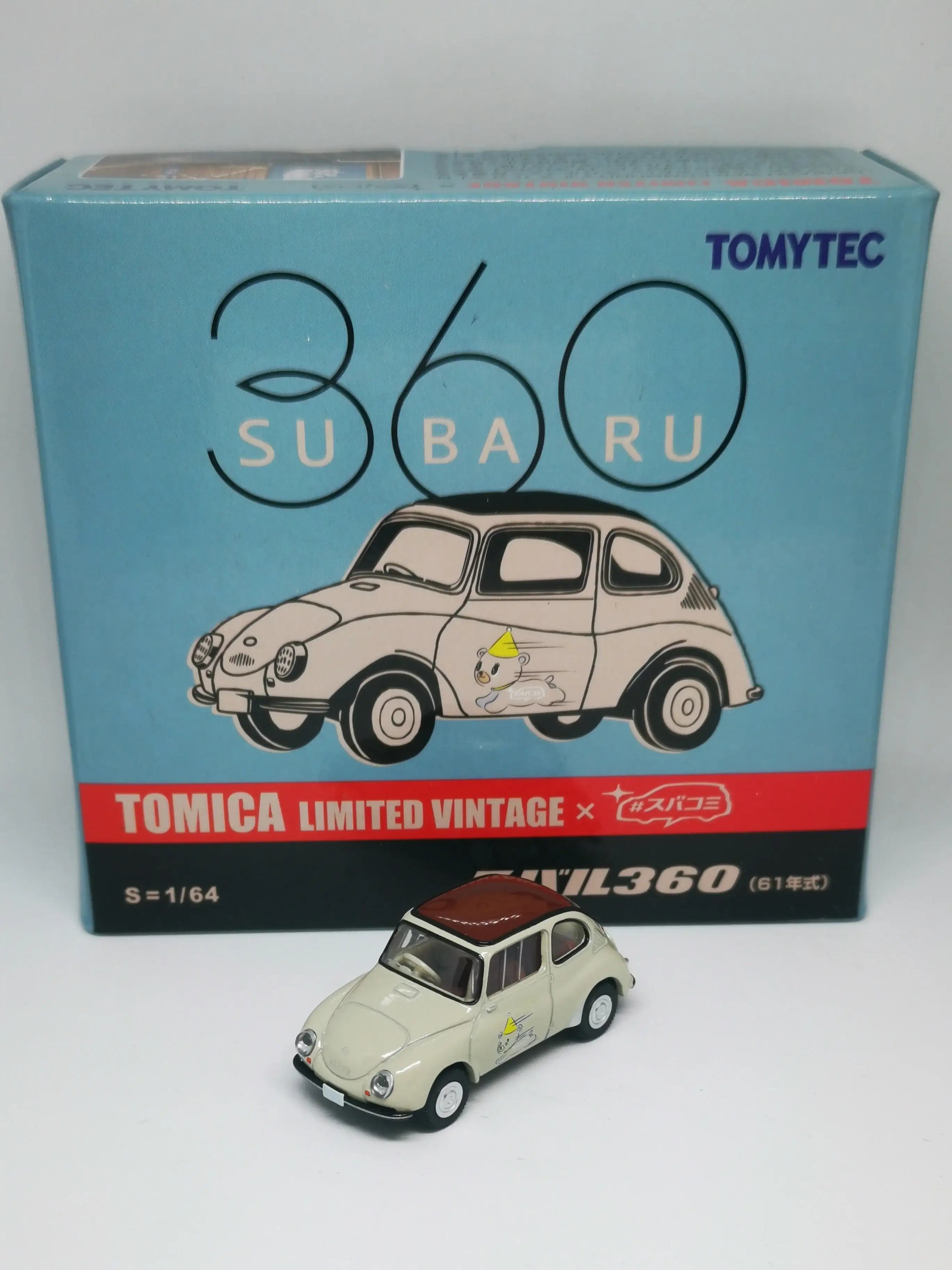 Tomica Limited Vintage TLV × #Subaru 360 – Mobile Garage HK