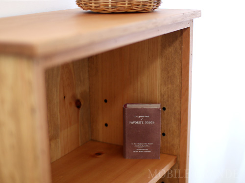 国産オーダー家具 ラスティックパイン パイン材 ブックシェルフ