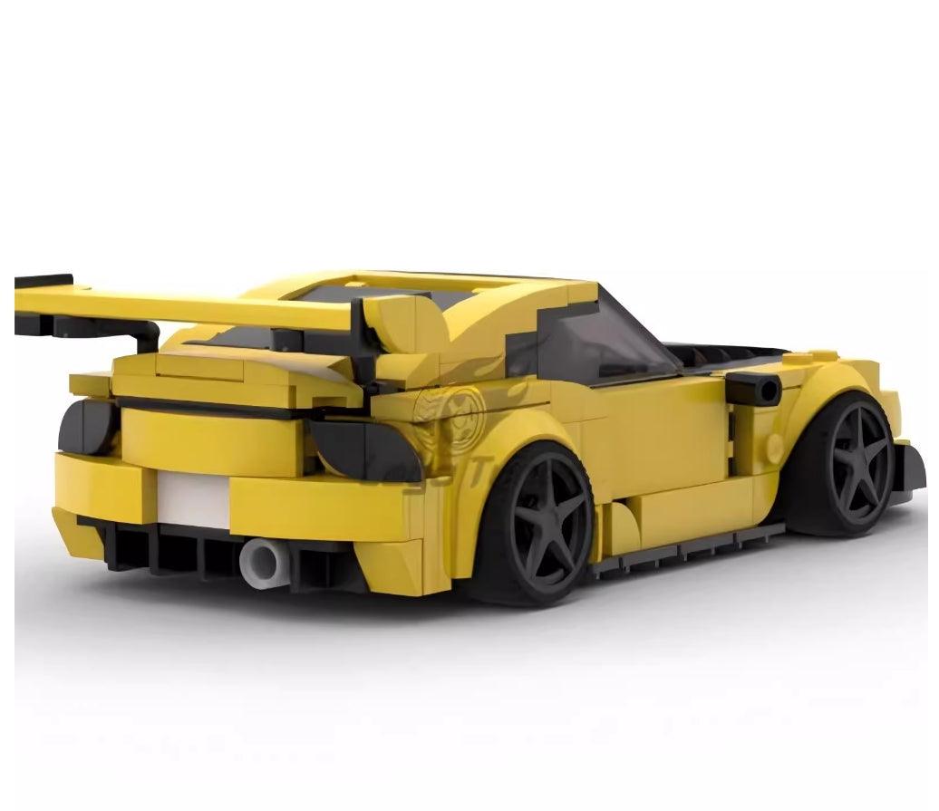 MOC-98542 Mazda RX-7 Yellow– MOC Brick Store