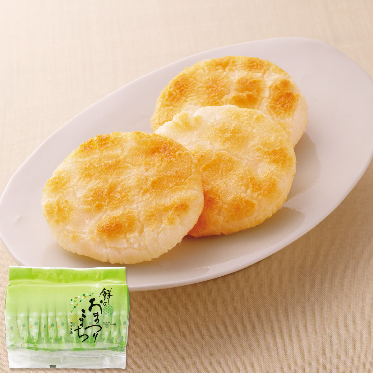 餅のおまつりこまち 詰替パック サラダ味 | もち吉 あられ・おせんべい