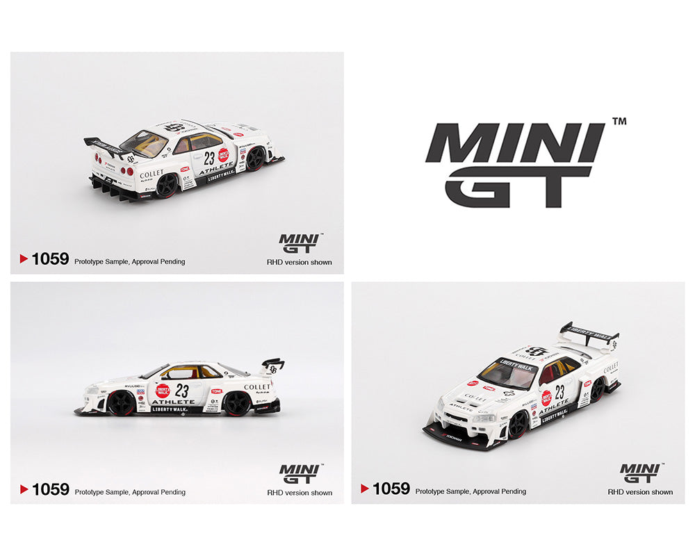 PREORDER* MINI GT 1:64 Nissan LB-ER34 Super Silhouette ATHLETE