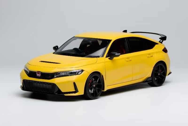MOTORHELIX 1:18 Honda Civic TYPE-R (FL5) - Sunlight Yellow – Model