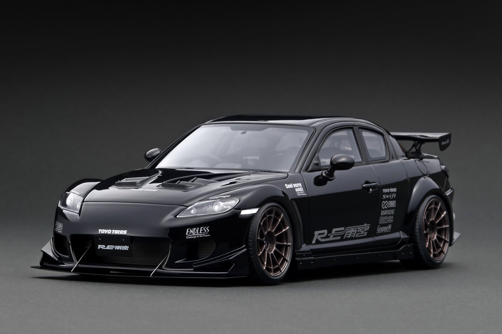Ignition Model 1:18 Mazda RX-8 (SE3P) RE Amemiya in Black – Model