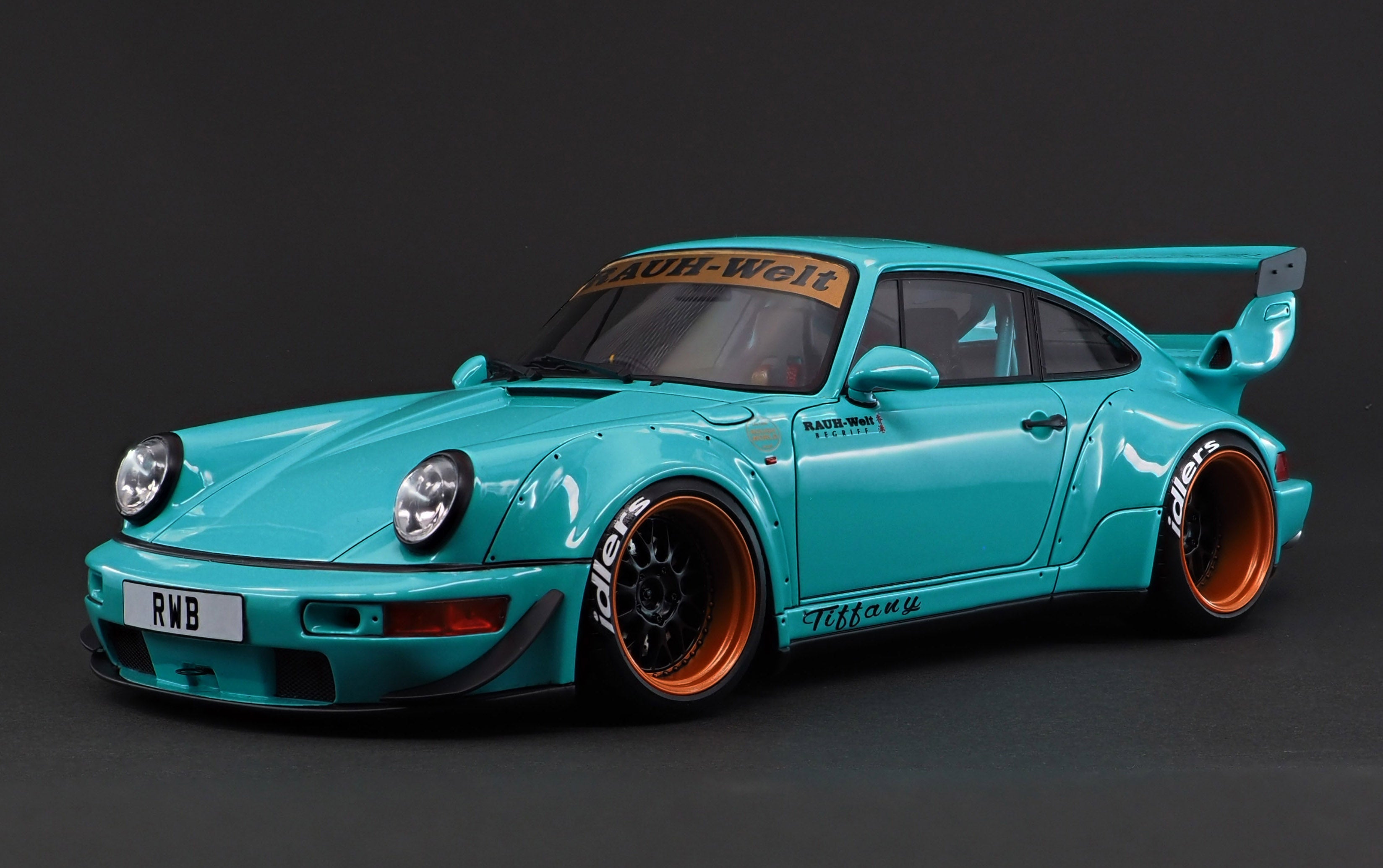 Ignition Model 1:18 Porsche 964 RWB in Light Blue – Model Cars Houston