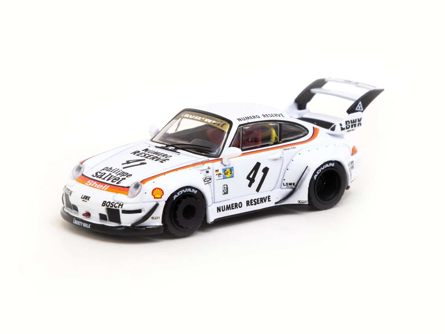 Tarmac Works 1:64 Porshe RWB 993 LBWK with Truck Packaging