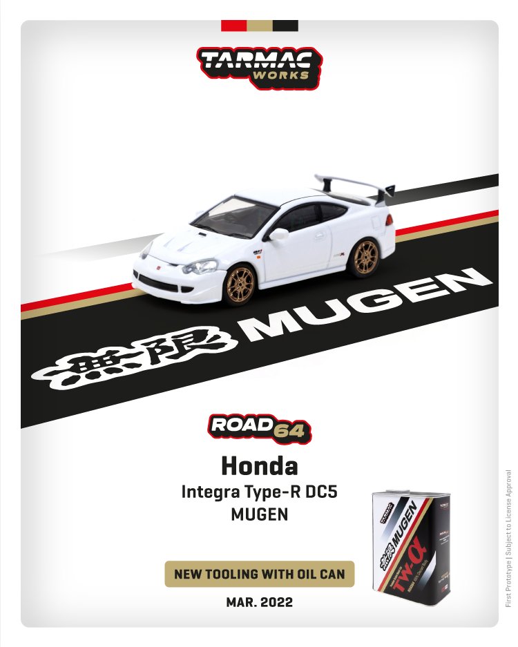Tarmac Works 1:64 Honda Integra Type-R DC5 Mugen in Championship