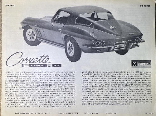 Ultimate guide for the Revell / Monogram 65 Chevrolet Corvette