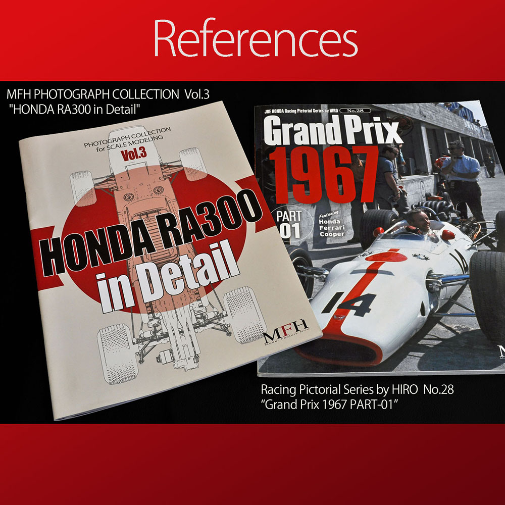 1/12scale Fulldetail Kit : HONDA RA300