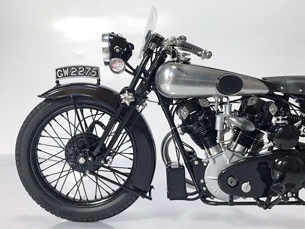 1/9scale Brough Superior SS100 / SS100 [1926] built by Michio