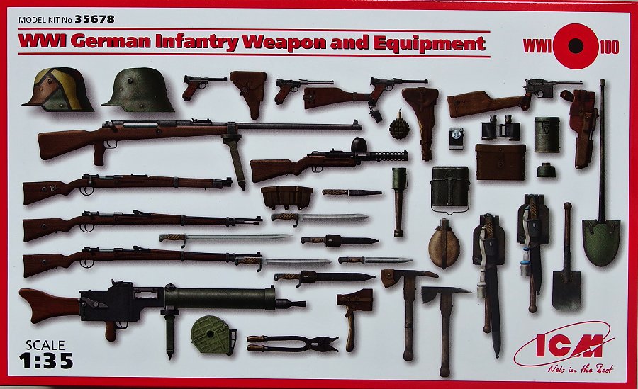 MODELIMEX Online Shop | 1/35 German Infantry WWI - Weapon and