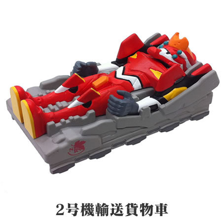 ヱヴァンゲリヲン新劇場版：Q チョロQヱヴァ輸送専用貨物車4台セット