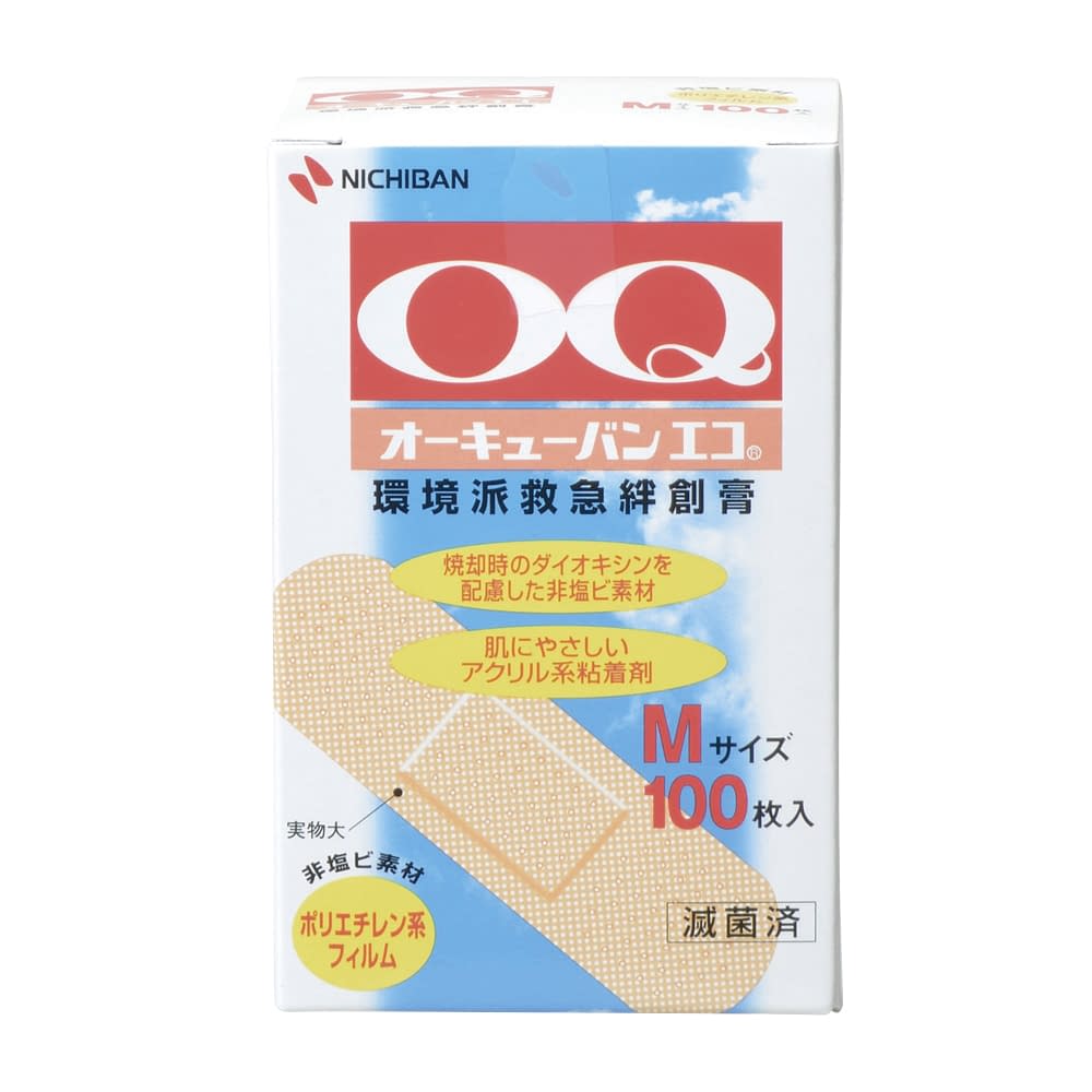 オーキューバンエコ 絆創膏 24-6939-00 ニチバン OQE36S(S)36マイ