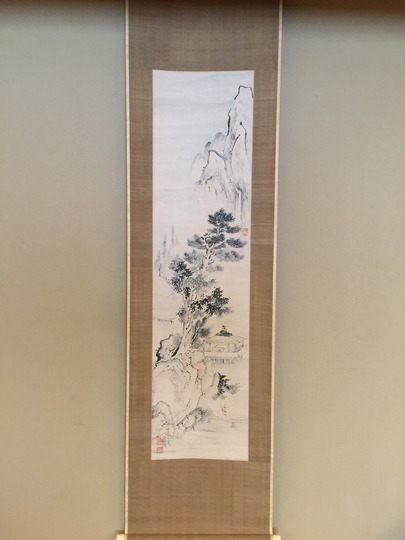 池大雅 年期入 山水図｜古美術・掛け軸の販売・買取・鑑定-松本松栄堂