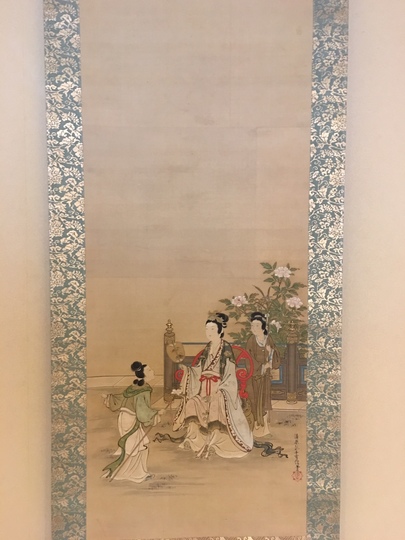 狩野雪信 唐美人図｜古美術・掛け軸の販売・買取・鑑定-松本松栄堂