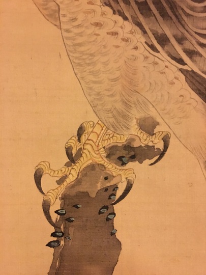 森周峰 松鷹図｜古美術・掛け軸の販売・買取・鑑定-松本松栄堂