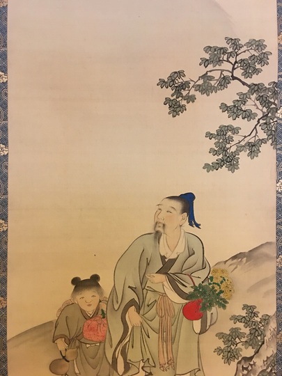 鈴木其一 陶淵明｜古美術・掛け軸の販売・買取・鑑定-松本松栄堂