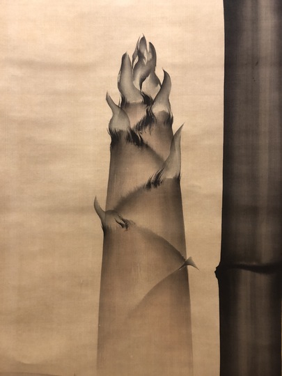 呉春 筍図｜古美術・掛け軸の販売・買取・鑑定-松本松栄堂