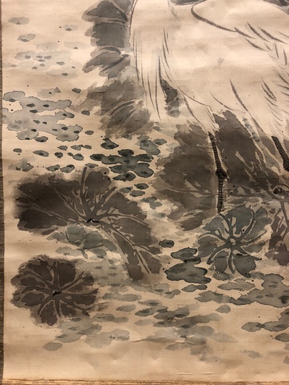富岡鉄斎 蓮鷺図｜古美術・掛け軸の販売・買取・鑑定-松本松栄堂