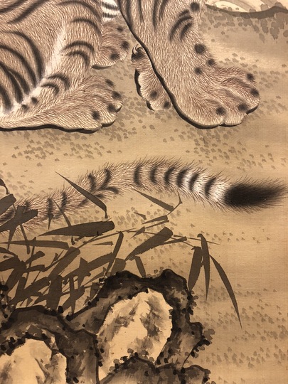 Katsuno Hanko Tiger｜Matsumoto Shoeido | Japanese Paintings and