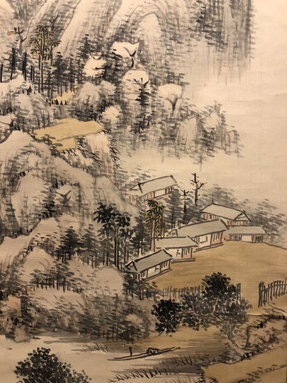 中西耕石 淡着色山水図｜古美術・掛け軸の販売・買取・鑑定-松本松栄堂