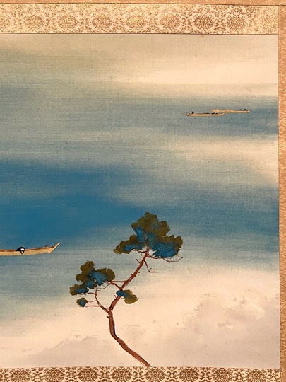 竹内栖鳳 夏乃海｜古美術・掛け軸の販売・買取・鑑定-松本松栄堂