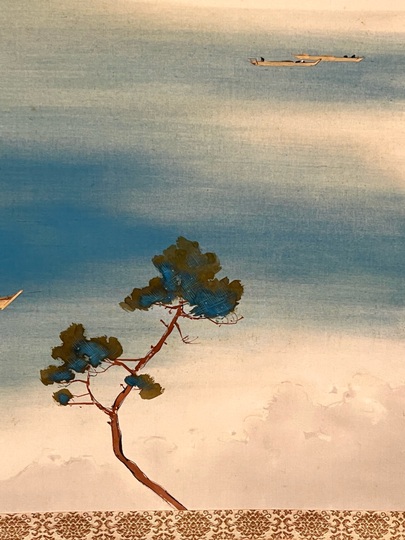 竹内栖鳳 夏乃海｜古美術・掛け軸の販売・買取・鑑定-松本松栄堂