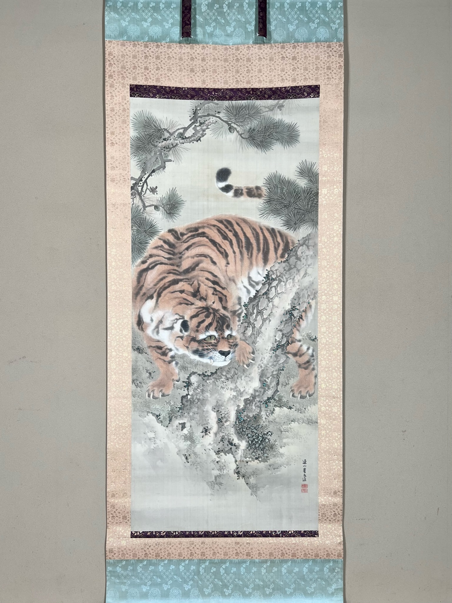 岸連山 虎図｜古美術・掛け軸の販売・買取・鑑定-松本松栄堂