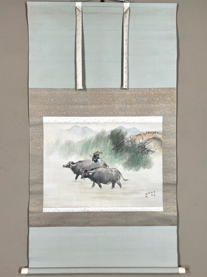 小村大雲 水牛｜古美術・掛け軸の販売・買取・鑑定-松本松栄堂
